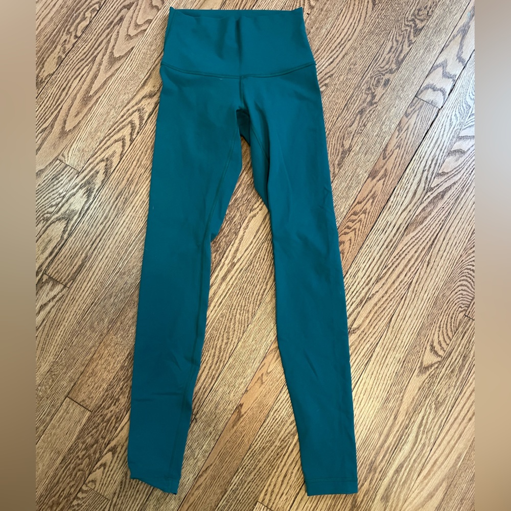Lululemon Green Wunder Under High Rise Leggings - Size 6